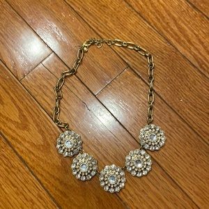 J. Crew gold statement necklace